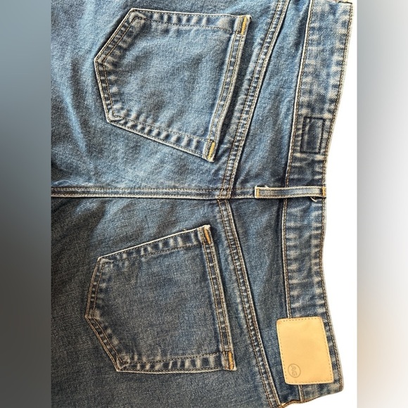 AG Denim Short Hailey Raw Edge Cut-Off Jean Short High Rise Ex-Boyfriend Size 25 - Picture 4 of 12